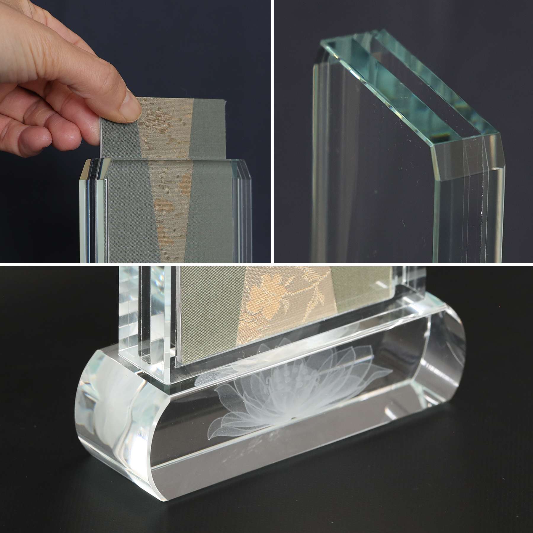 神棚 神具 仏具 やまこう 仏具 スタンド掛け軸 クリスタル 小 南無