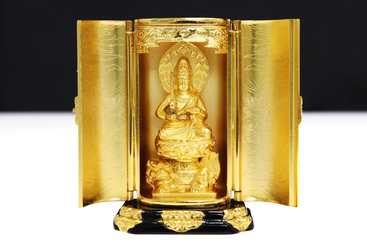 神棚 神具 仏具 やまこう 限定数 特価品 仏具 仏像 文殊菩薩 厨子 お