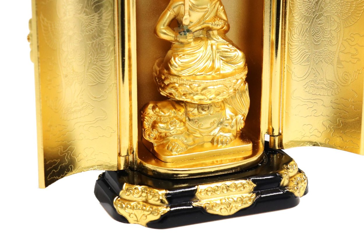 神棚 神具 仏具 やまこう 限定数 特価品 仏具 仏像 文殊菩薩 厨子 お
