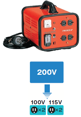 ハタヤ 電圧変換器 トランスル降圧専用 LV-03B :hataya-lv-03bq:山蔵屋