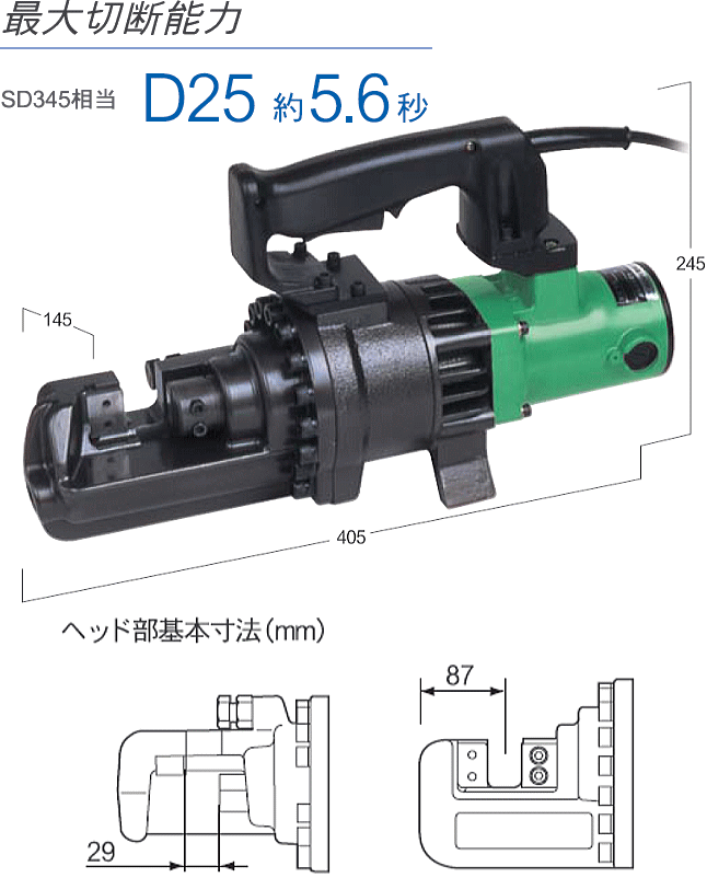 超激安 工具屋 まいど 育良精機 イクラ 鉄筋カッター IS-25SC kids