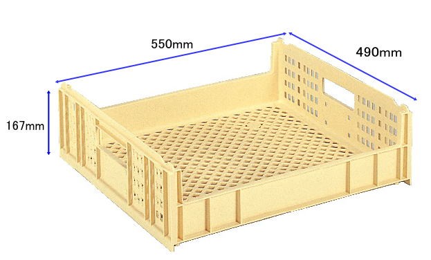 三甲 サンコー サンテナー D#36 10個セット 外寸:550×490×167mm 内容量