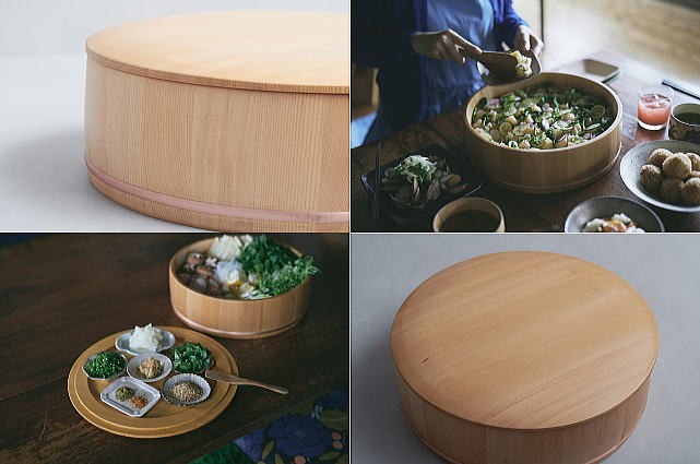 特撰シリーズ 飯台 蓋付で、そのまま器としても使えます。 : 山