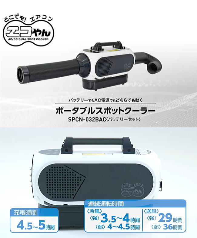 保留]日動工業 NICHIDO ポータブルスポットクーラー エコやん
