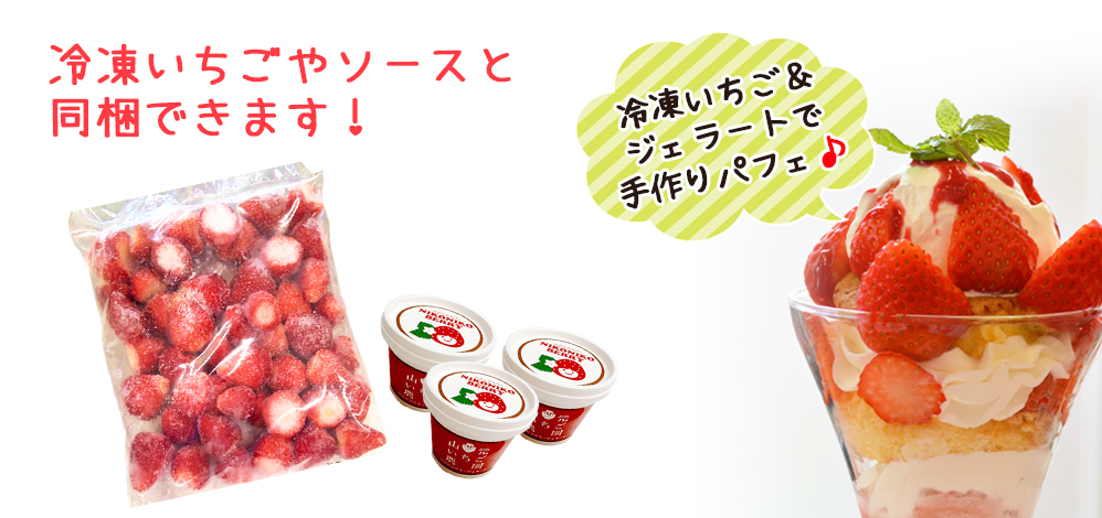 冷凍いちごと同梱可能