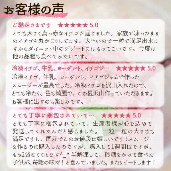 お客様の声
