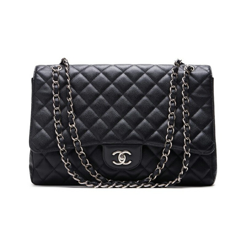 CHANEL シャネル デカマトラッセ ダブルフラップ チェーンショルダー 