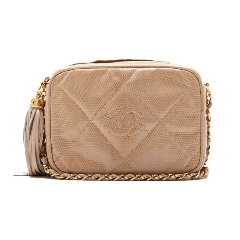 CHANEL シャネル ココマーク フリンジ付き チェーンショルダー 