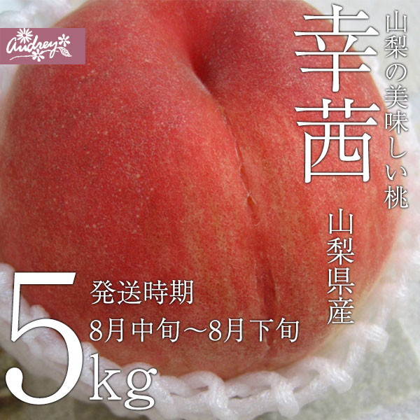 ご予約商品山梨の美味しい桃 夢みずき5kg 15〜20個入り (農家産直