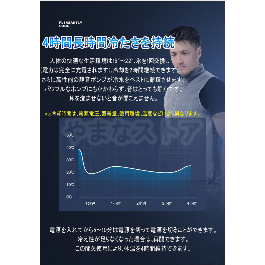 熱中症予防 冷却 ベスト 水冷冷却クールベスト メンズ レディース 兼用