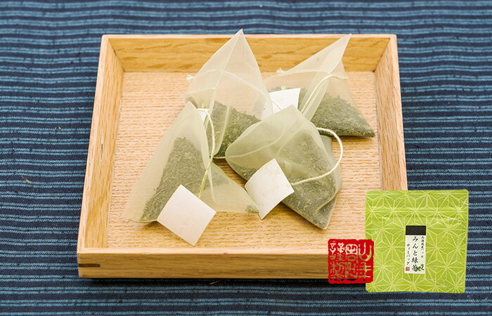 巣鴨のお茶屋さん山年園 国産100% みんと緑茶 ティーパック 3g×5