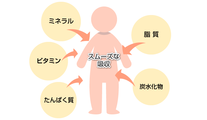 五大栄養素の豊富なスーパーフー
