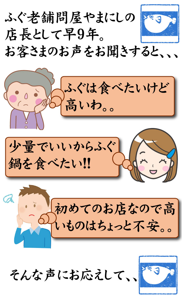 ふぐへのこだわり(とら以外)