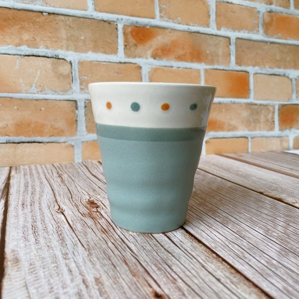 Zen パレット フリーカップ 日本製 美濃焼 陶器 かわいい おしゃれ カップ コップ タンブラー お茶 ビール｜yamaseikaede｜04
