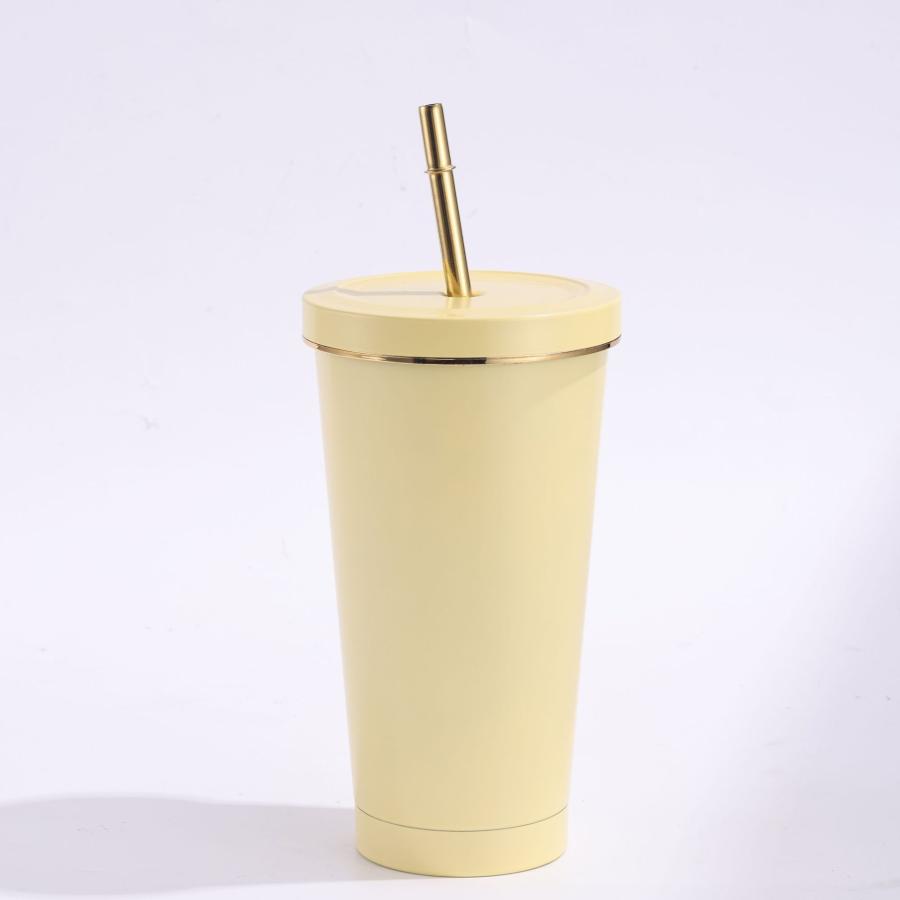 ストロー付きタンブラー 保冷 保温 真空断熱 500ml750ml 水筒 タンブラーステンレス コーヒーカップ 車載せでき アウトドア お揃い | ブランド登録なし | 10