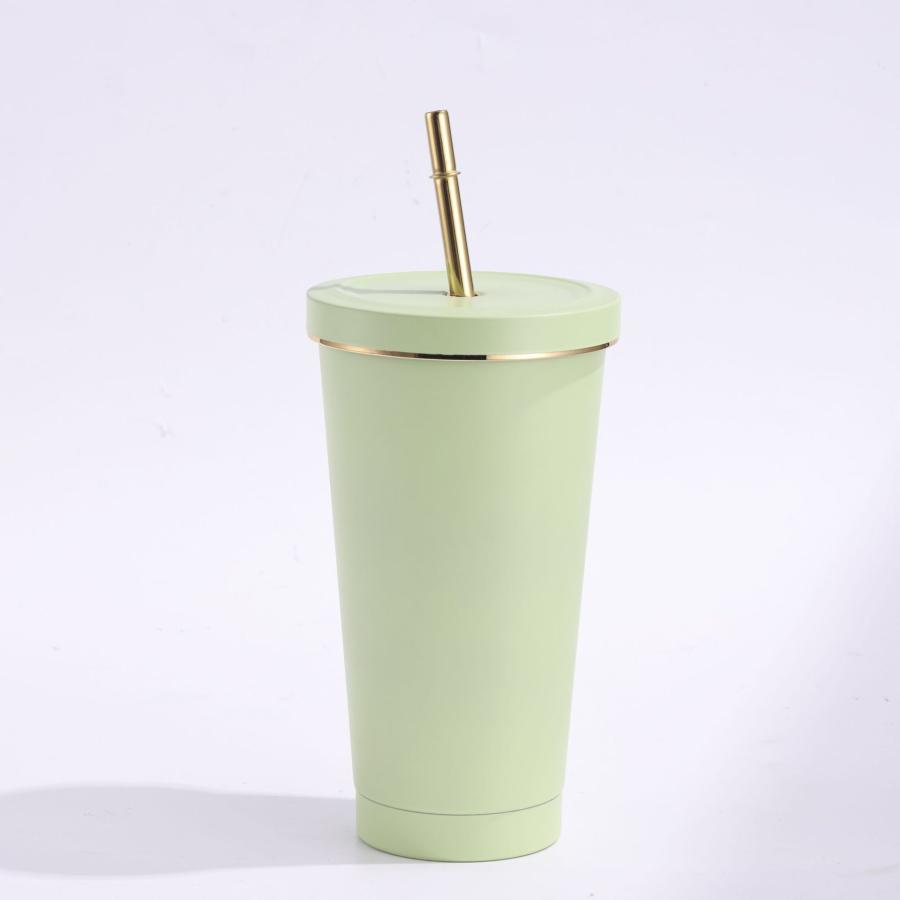 ストロー付きタンブラー 保冷 保温 真空断熱 500ml750ml 水筒 タンブラーステンレス コーヒーカップ 車載せでき アウトドア お揃い | ブランド登録なし | 03