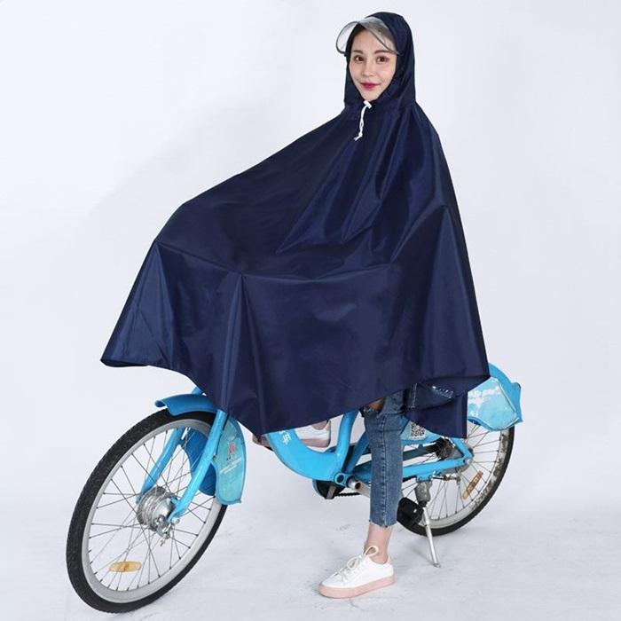 自転車用レインポンチョ レインコート 自転車 レディース かわいい バイク フード 雨具 防水 通勤 通学 風めくれ防止 レインウェア ポッキリ | ブランド登録なし | 04