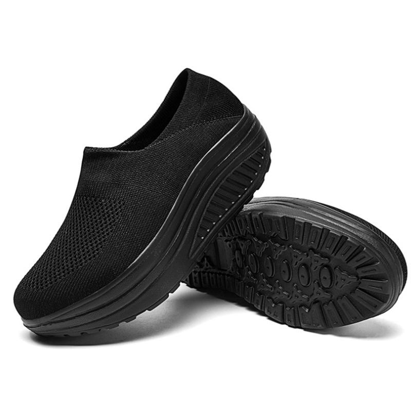 コムデギャルソン　ブラック厚底スリッポン BLACK COMME des GARCONS 新品 ブラック コムデギャルソン x