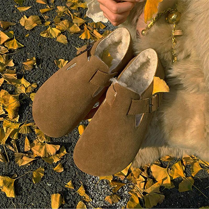 【特価】スリッパ ルームシューズ レディース もこもこ ルームウェア バックル あったか 無地 裏起毛 カジュアル 履きやすい 室内着 暖かい トレンド | ブランド登録なし | 03