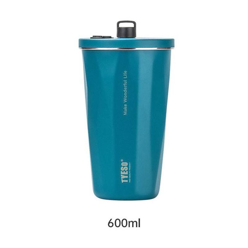 タンブラー 水筒 600ml ストロー付き ステンレス 保冷 保温 真空 大容量 マグボトル シンプル アウトドア 旅行 ジム コーヒーカップ 通学 | ブランド登録なし | 03