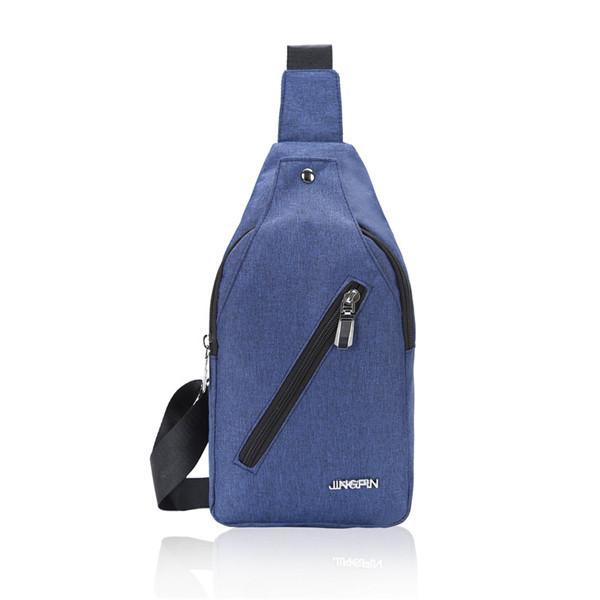 【値下げ】ボディバッグ ウエストバッグ USB充電ポート搭載 斜めがけ 大容量 ショルダーバッグ ウエストポーチ 胸バッグ アウトドア 鞄 撥水 登山 多機能 | ブランド登録なし | 01