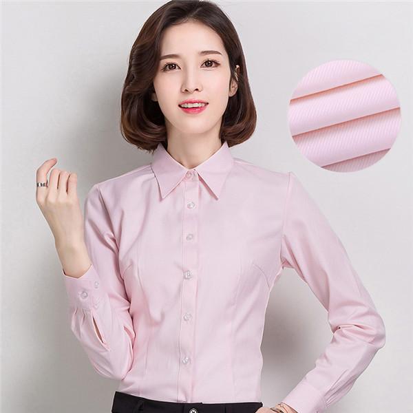 レディース ワイシャツ ビジネス ブラウス Ｙシャツ 長袖 オフィス セレモニー フォーマル レギュラー サラリーマン 入学式 就活 リクルート 通勤 | ブランド登録なし | 02