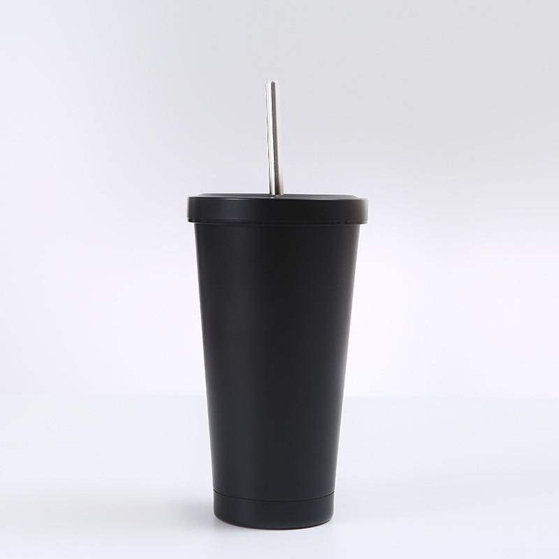 タンブラー 水筒 750ml ステンレス ストロー付き 保冷 保温 大容量 マグボトル シンプル アウトドア 旅行 ジム 持ち運び おしゃれ | ブランド登録なし | 04