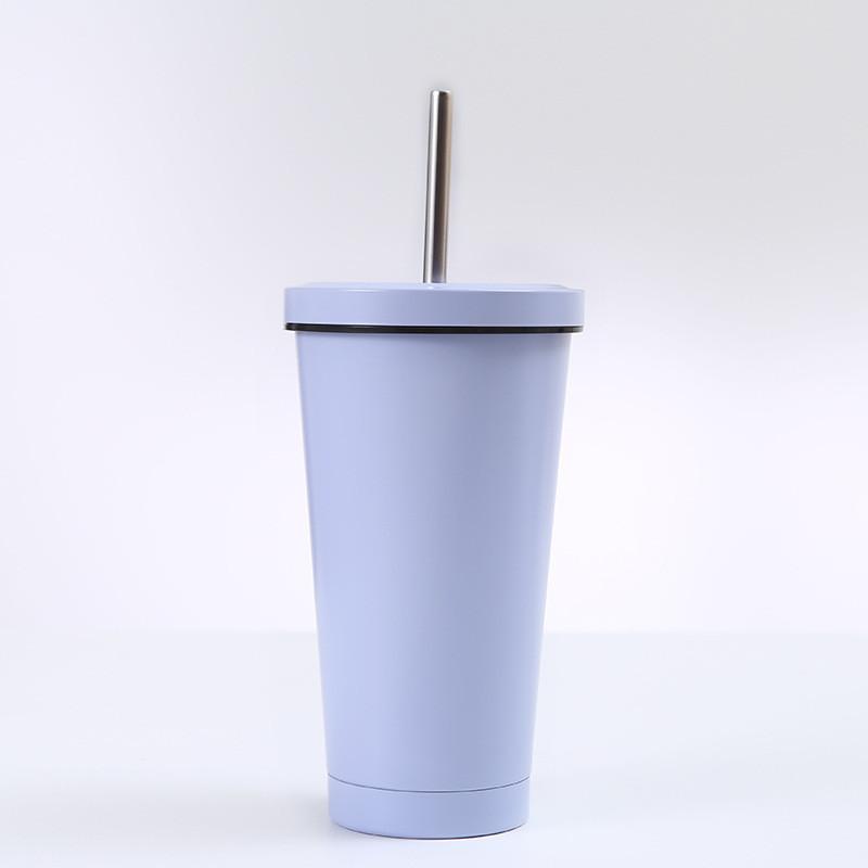 タンブラー 水筒 750ml ステンレス ストロー付き 保冷 保温 大容量 マグボトル シンプル アウトドア 旅行 ジム 持ち運び おしゃれ | ブランド登録なし | 09