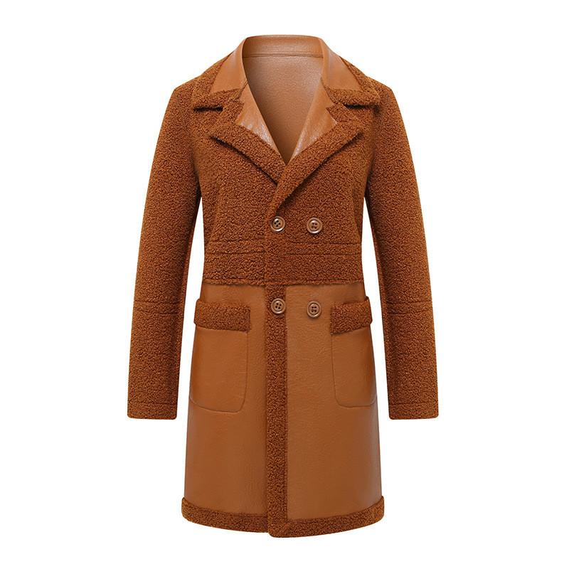 【特価】レザージャケット レディース ライダース リバーシブル レザーコート ロング丈 フェイクレザー アウター カジュアル 暖かい 保温 アウトドア | ブランド登録なし | 01