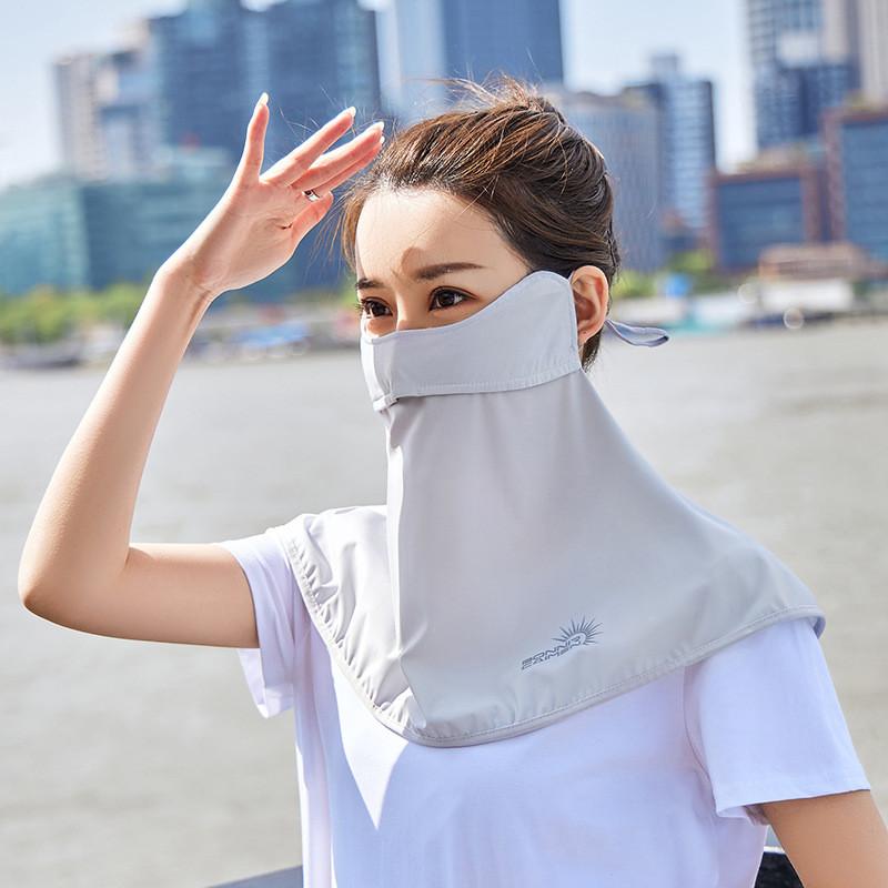 フェイスマスク フェイスカバー 冷感 マスク UVカット 吸汗速乾 暑さ対策 紫外線防止 カジュアル...