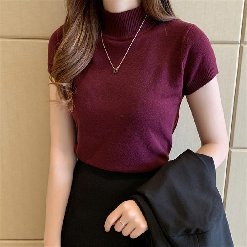 tシャツ レディース 半袖 ス 半袖tシャツ 無地 モックネック カットソー 大きいサイズ カジュアル スリム おしゃれ 春夏 アウトドア | ブランド登録なし | 07