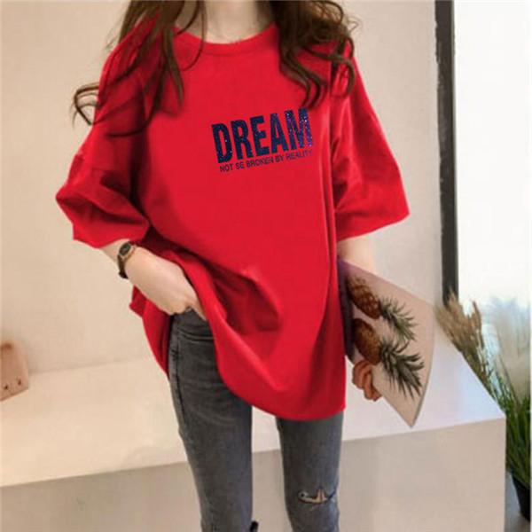 シャツ ロング丈 tシャツ 半袖 カットソー 無地 ス レディース Tシャツ shirt プルオーバー 夏 ロングTシャツ 体型カバー ロンｔ | ブランド登録なし | 04