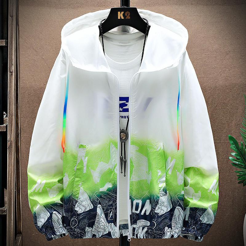 パーカー メンズ マウンテンパーカー ラッシュパーカー UV対策 通気性 日焼け対策 日焼け防止服 長袖 フード 薄手 アウトドア 軽量 防風 | ブランド登録なし | 03