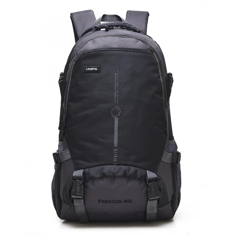 リュックサック 45L メンズ レディース 収納バッグ アウトドア ブラック  多収納 キャンプ バックパック バッグ 日帰り登山 | ブランド登録なし | 05
