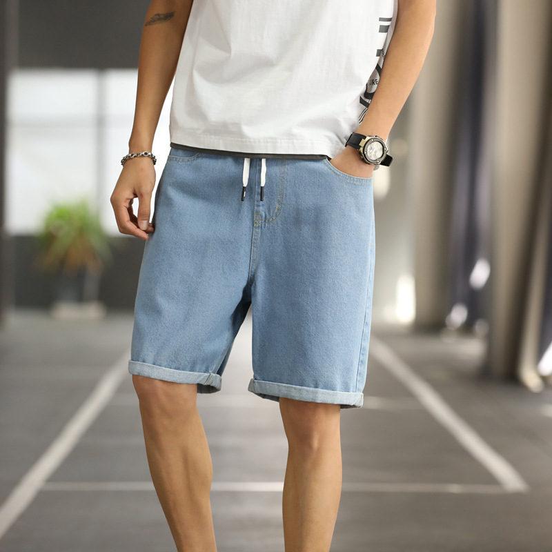 デニムパンツ ハーフパンツ メンズ 定番 通気性 ビーチパンツ アウトドア 夏服 カジュアル 体型カバー スポーツウェア ゴルフ 吸汗 | ブランド登録なし | 03