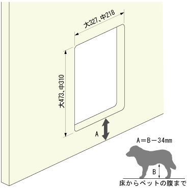 ペットくぐーる施工図