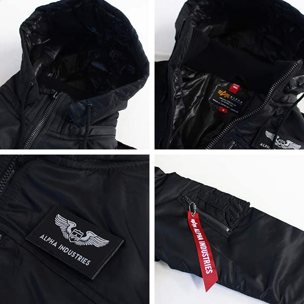 Alpha Industries（アルファ・インダストリーズ） フーデッドリブ