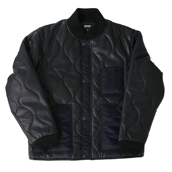 ショット Schott QUILTED LINNER LEATHER JACKET/キルティング