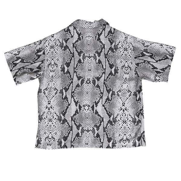 schott レーヨンシャツ　Python柄 新品未使用・タグ付き Schott N.Y.C（ショット） Schott メンズ トップス レーヨン 半袖