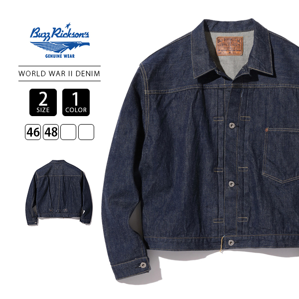 BUZZ RICKSON デニムジャケット BUZZ RICKSON'S バズリクソンズ Buzz Rickson's 13.6oz デニム