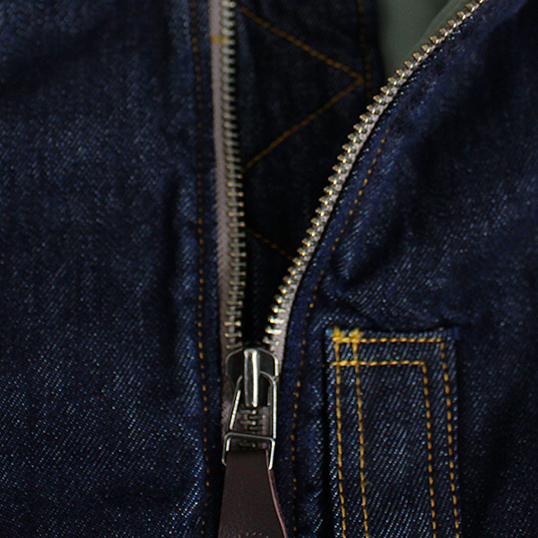 児島ジーンズ メンズ アウター MA-1 ライトアウター Denim MA-1 Flight