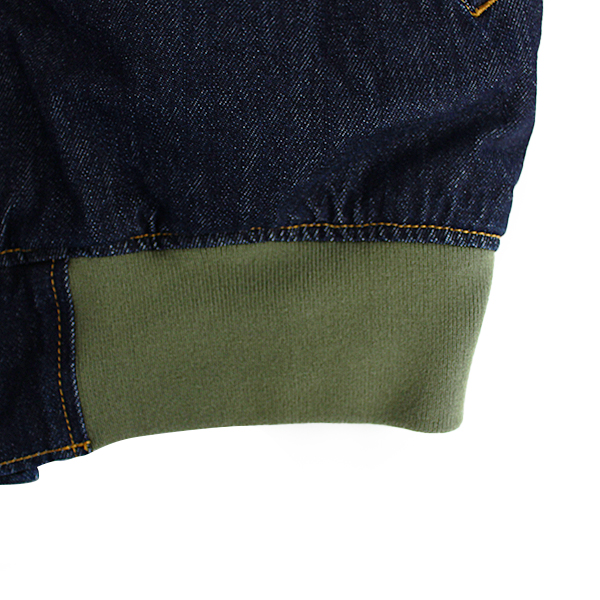 児島ジーンズ メンズ アウター MA-1 ライトアウター Denim MA-1 Flight
