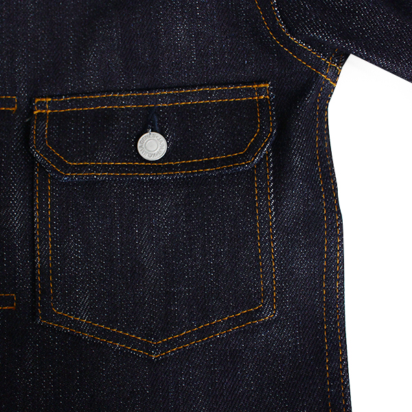 児島ジーンズ メンズ デニムジャケット Gジャン 23oz TYPE 2nd