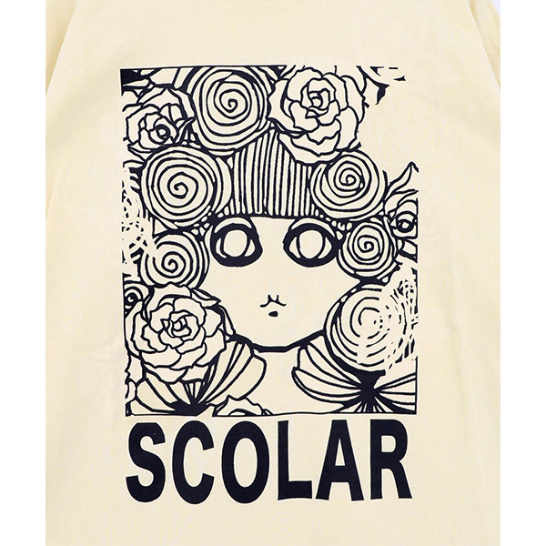 ScoLar（スカラー） レディース トップス 半袖 Tシャツ 色づく