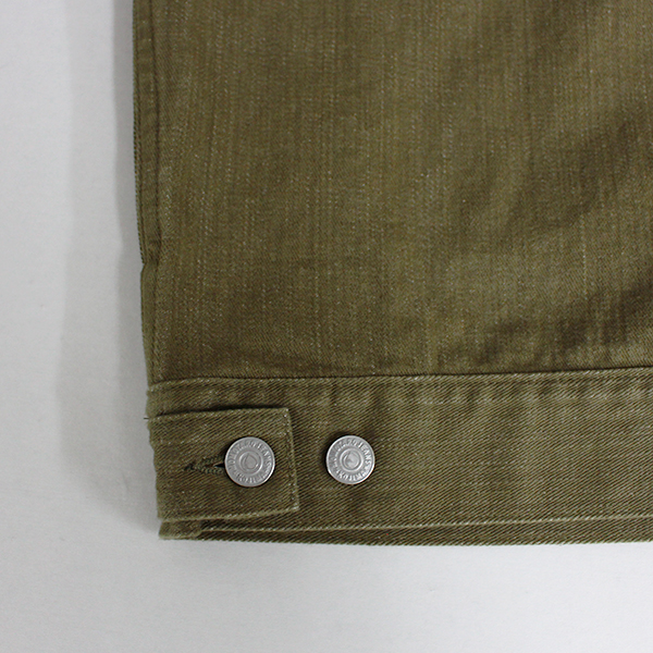 DEAD STOCK】50s British Army Green Denim Battle Dress Jacket