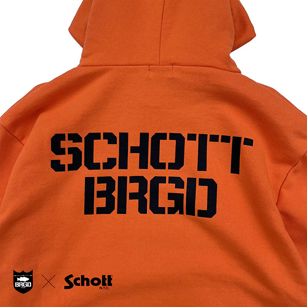 ショット バスブリゲード パーカー SCHOTT X BASS BRIGADE HOODIE SCBH01 0120