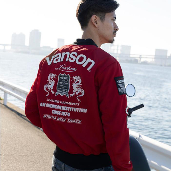 VANSON（バンソン） ヴァンソン バイクウェア メンズ MA-1 ジャケット