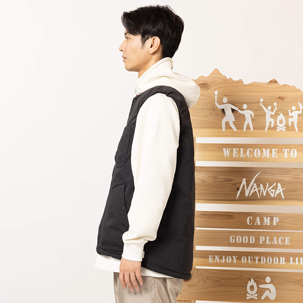 NANGA（ナンガ） ヒノック リップストップ インナーダウン ベスト 難熱