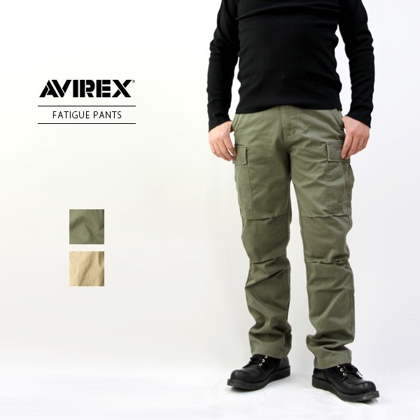 AVIREX カーゴパンツ アビレックス FATIGUE PANTS ファティーグ カーゴ パンツ 6ポケット ストーンウオッシュ ベーシック メンズ  6166110 :6166110:NAVIGATOR - 通販 - Yahoo!ショッピング