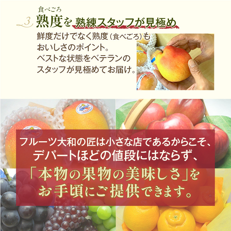 本物の果実のおいしさを、お手頃にご提供できます